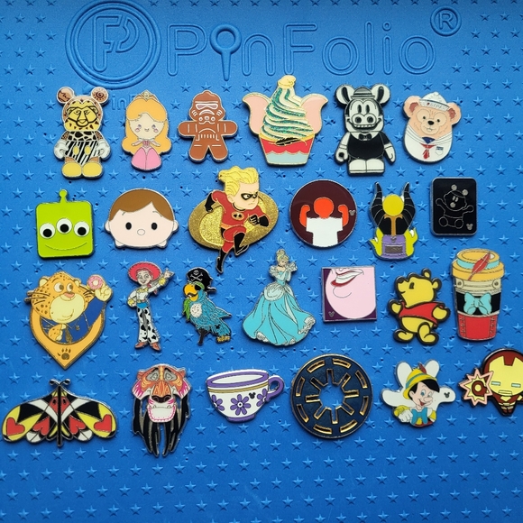 Disney Other - DISNEY PINS LOT 25 Total, Toy Story, Lion King, Marvel, Dumbo, Princess +++
